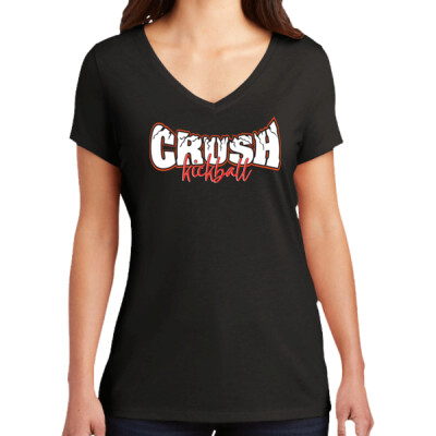Women’s  V-Neck Tee Crush Kickball Thumbnail
