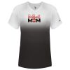 Women's V-Neck Ombre T-Shirt Thumbnail