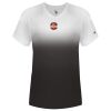 Women's V-Neck Ombre T-Shirt Thumbnail